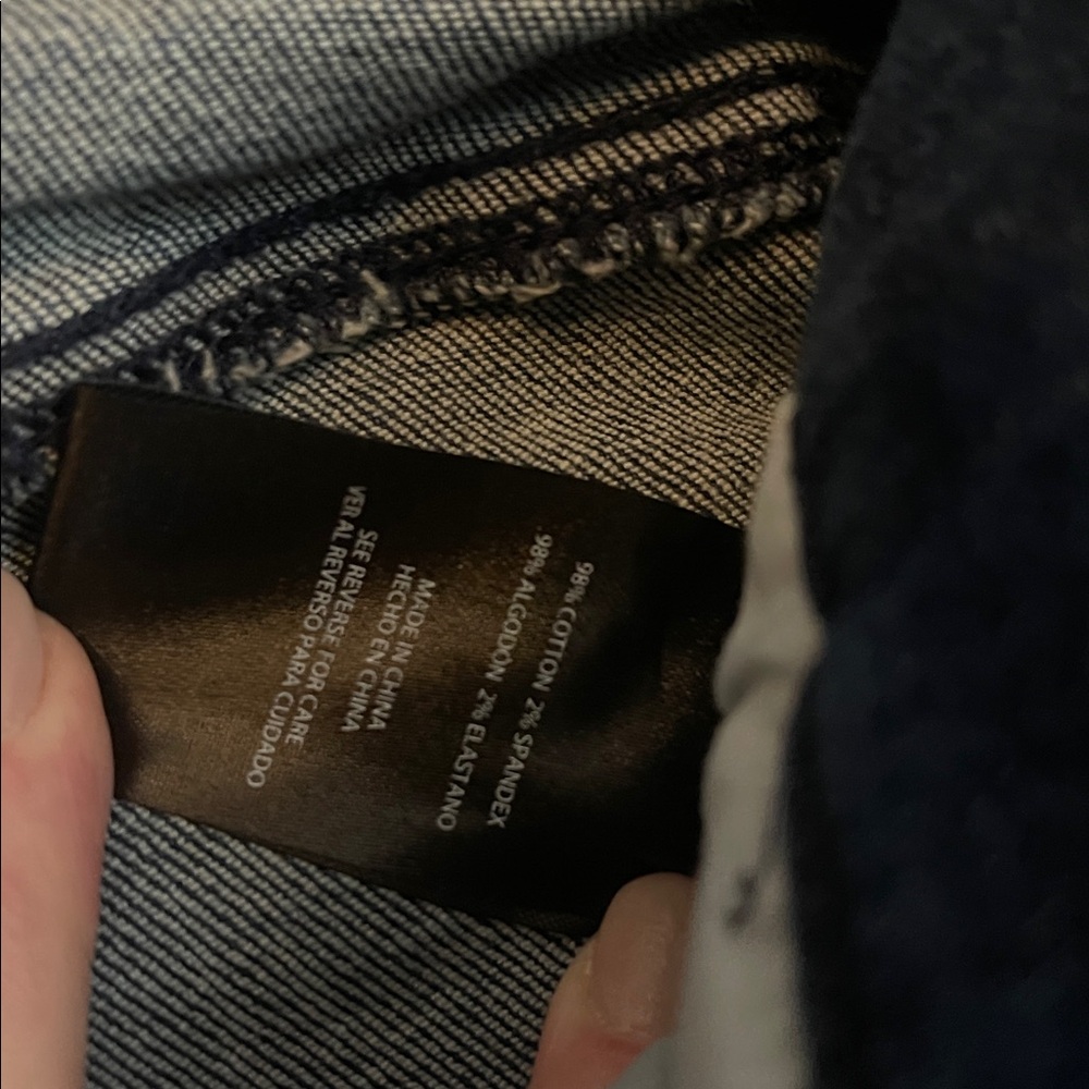 NWOT Express Dark Blue Bootleg Leg Jeans - Picture 5 of 5